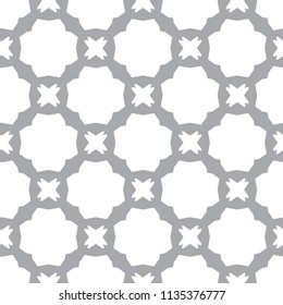 Seamless vector pattern in geometric ornamental style