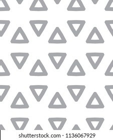 Seamless vector pattern in geometric ornamental style