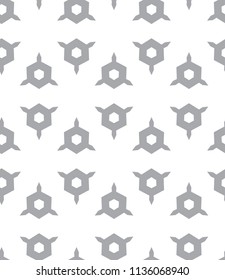 Seamless vector pattern in geometric ornamental style