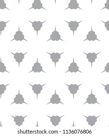 Seamless vector pattern in geometric ornamental style