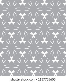Seamless vector pattern in geometric ornamental style