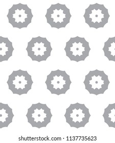 Seamless vector pattern in geometric ornamental style