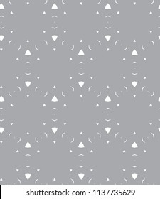 Seamless vector pattern in geometric ornamental style