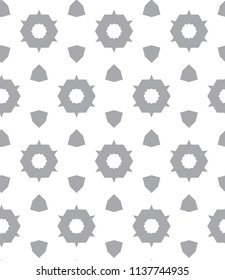 Seamless vector pattern in geometric ornamental style