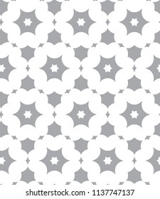 Seamless vector pattern in geometric ornamental style