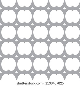 Seamless vector pattern in geometric ornamental style