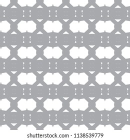 Seamless vector pattern in geometric ornamental style