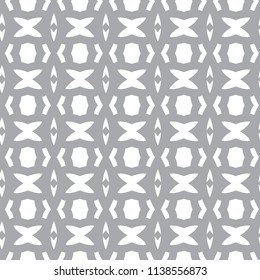 Seamless vector pattern in geometric ornamental style