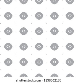 Seamless vector pattern in geometric ornamental style