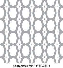 Seamless vector pattern in geometric ornamental style