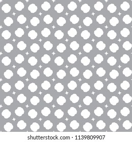 Seamless vector pattern in geometric ornamental style
