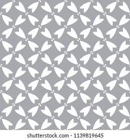 Seamless vector pattern in geometric ornamental style