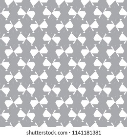 Seamless vector pattern in geometric ornamental style