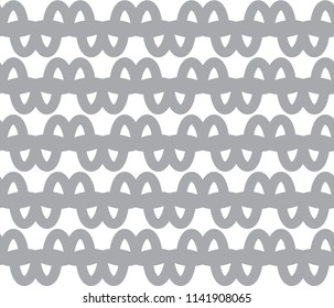 Seamless vector pattern in geometric ornamental style