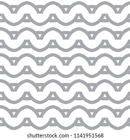 Seamless vector pattern in geometric ornamental style