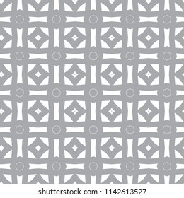 Seamless vector pattern in geometric ornamental style