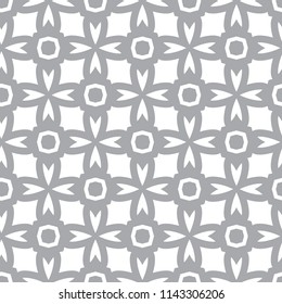 Seamless vector pattern in geometric ornamental style