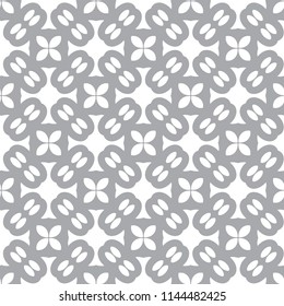 Seamless vector pattern in geometric ornamental style