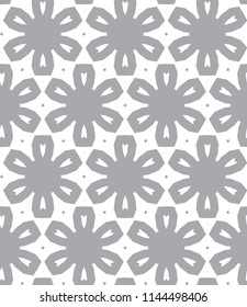 Seamless vector pattern in geometric ornamental style