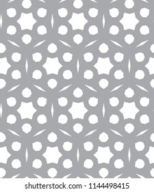 Seamless vector pattern in geometric ornamental style