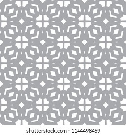 Seamless vector pattern in geometric ornamental style