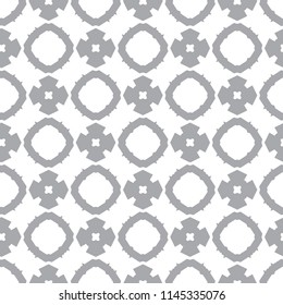 Seamless vector pattern in geometric ornamental style