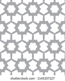 Seamless vector pattern in geometric ornamental style