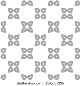 Seamless vector pattern in geometric ornamental style