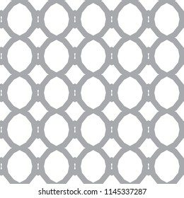 Seamless vector pattern in geometric ornamental style