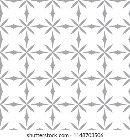Seamless vector pattern in geometric ornamental style