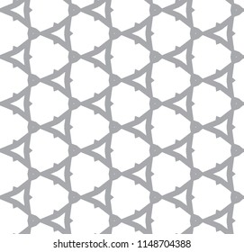 Seamless vector pattern in geometric ornamental style