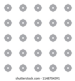 Seamless vector pattern in geometric ornamental style