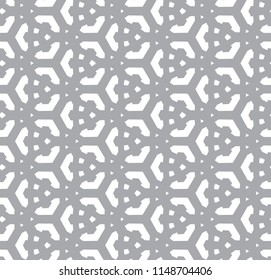 Seamless vector pattern in geometric ornamental style