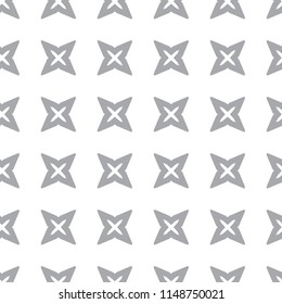 Seamless vector pattern in geometric ornamental style