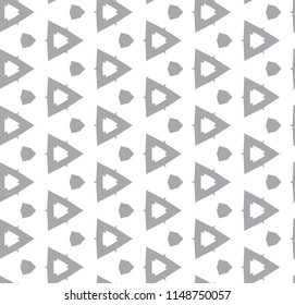 Seamless vector pattern in geometric ornamental style