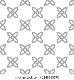 Seamless vector pattern in geometric ornamental style