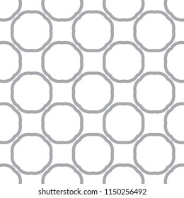 Seamless vector pattern in geometric ornamental style
