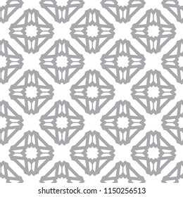 Seamless vector pattern in geometric ornamental style