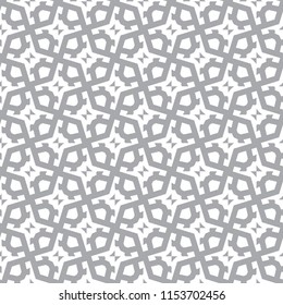 Seamless vector pattern in geometric ornamental style