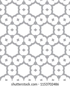 Seamless vector pattern in geometric ornamental style