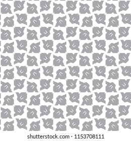 Seamless vector pattern in geometric ornamental style