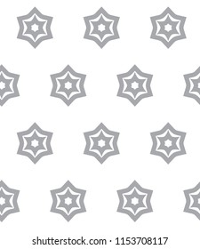 Seamless vector pattern in geometric ornamental style