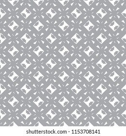Seamless vector pattern in geometric ornamental style