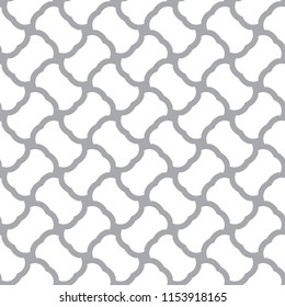 Seamless vector pattern in geometric ornamental style