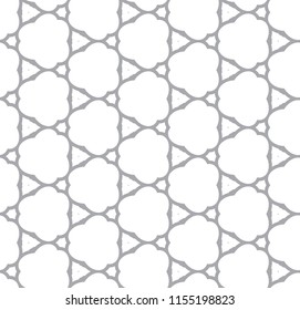 Seamless vector pattern in geometric ornamental style