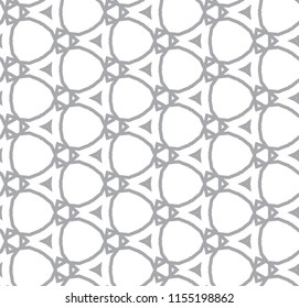 Seamless vector pattern in geometric ornamental style
