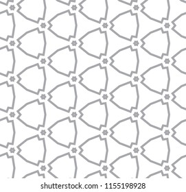 Seamless vector pattern in geometric ornamental style
