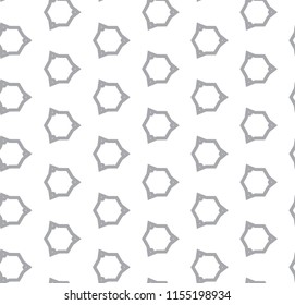 Seamless vector pattern in geometric ornamental style