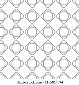 Seamless vector pattern in geometric ornamental style