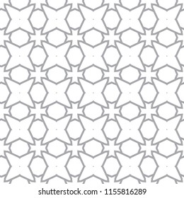 Seamless vector pattern in geometric ornamental style